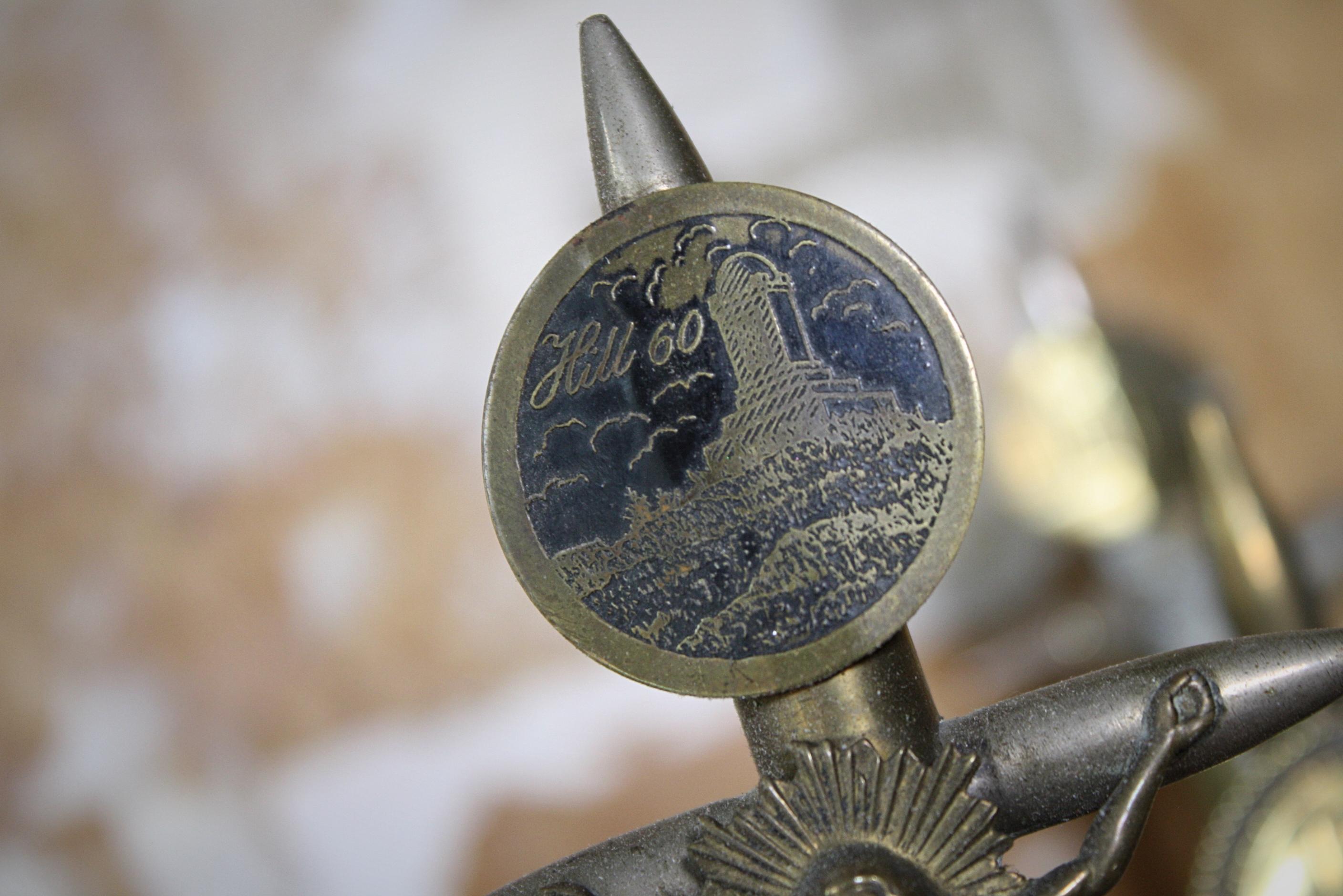 Early 20th Century European Trench Folk Art Bullets Crucifix Macabre War 9