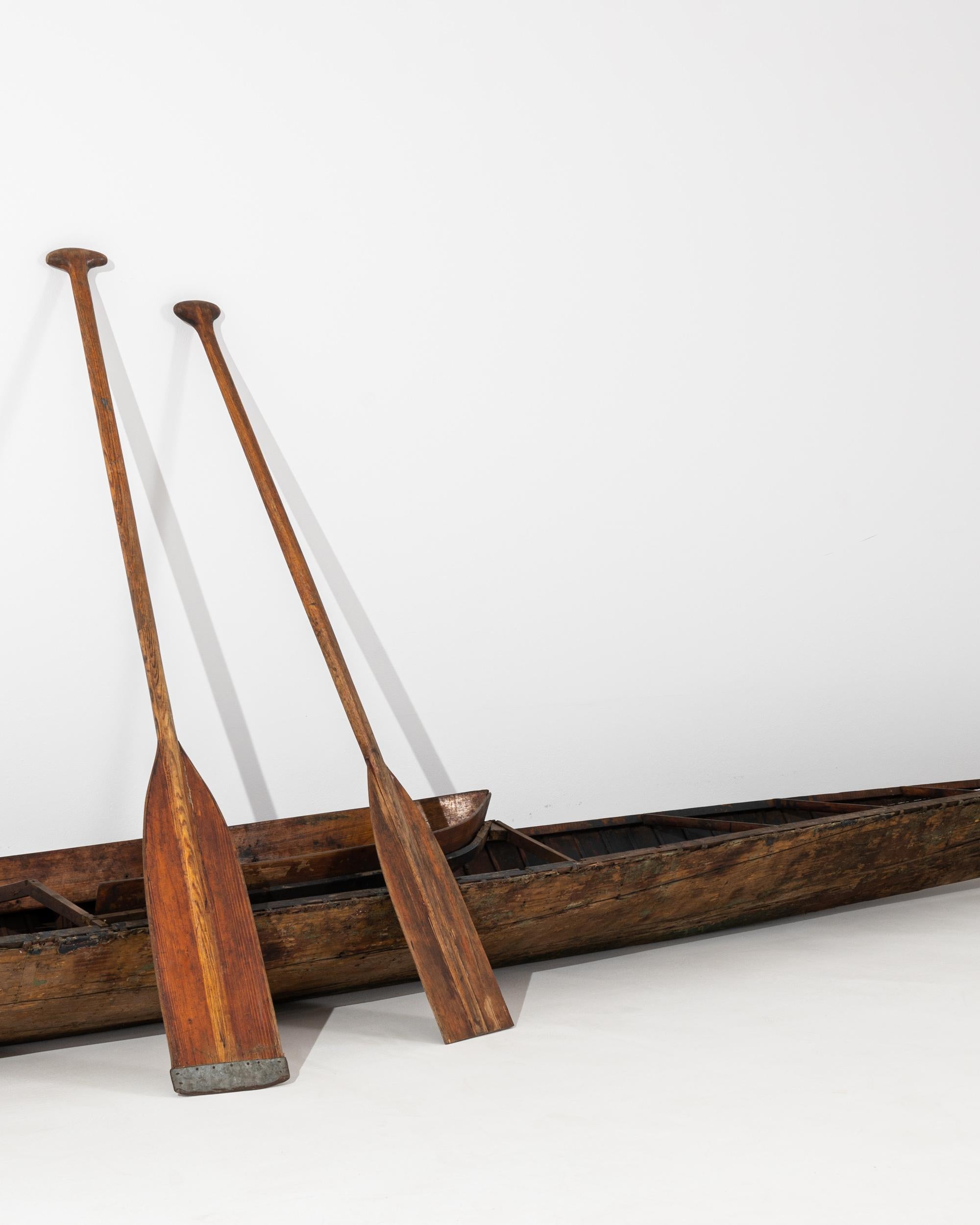 Early 20th Century, European Wooden Kayak 1