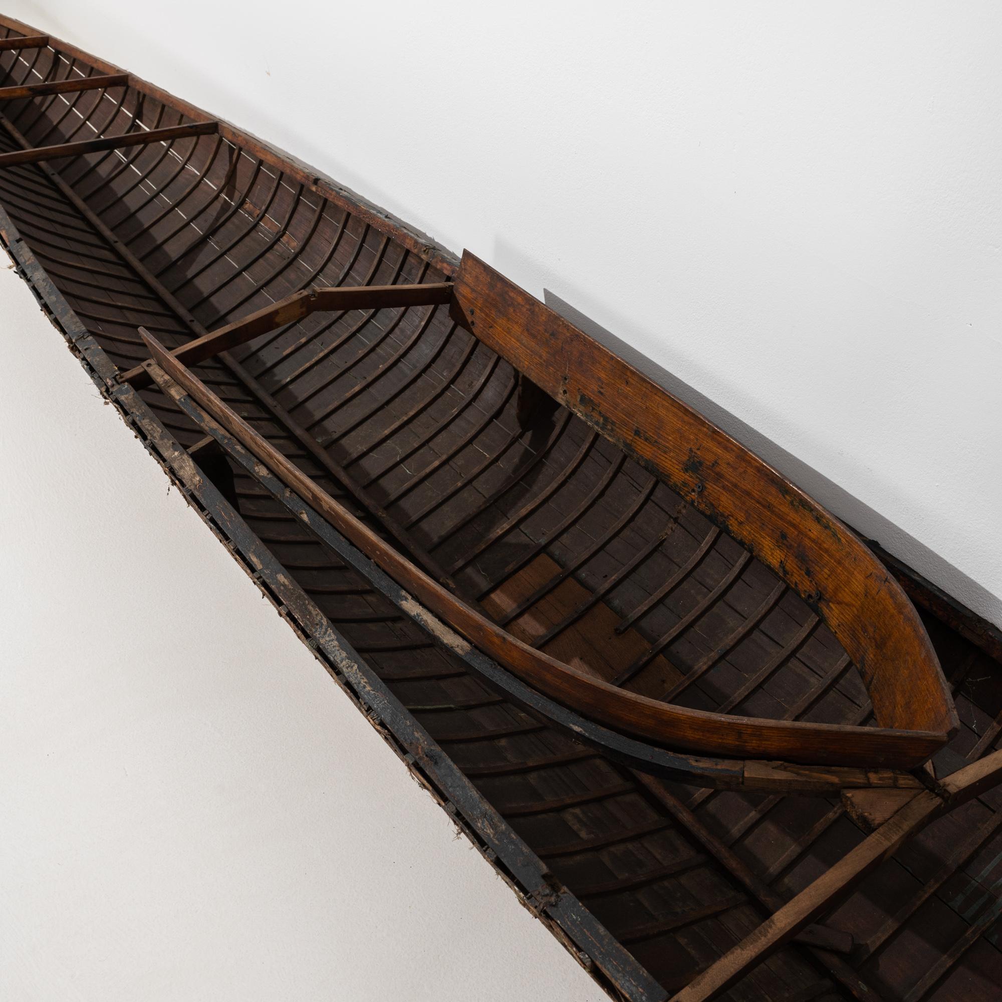 Early 20th Century, European Wooden Kayak 2