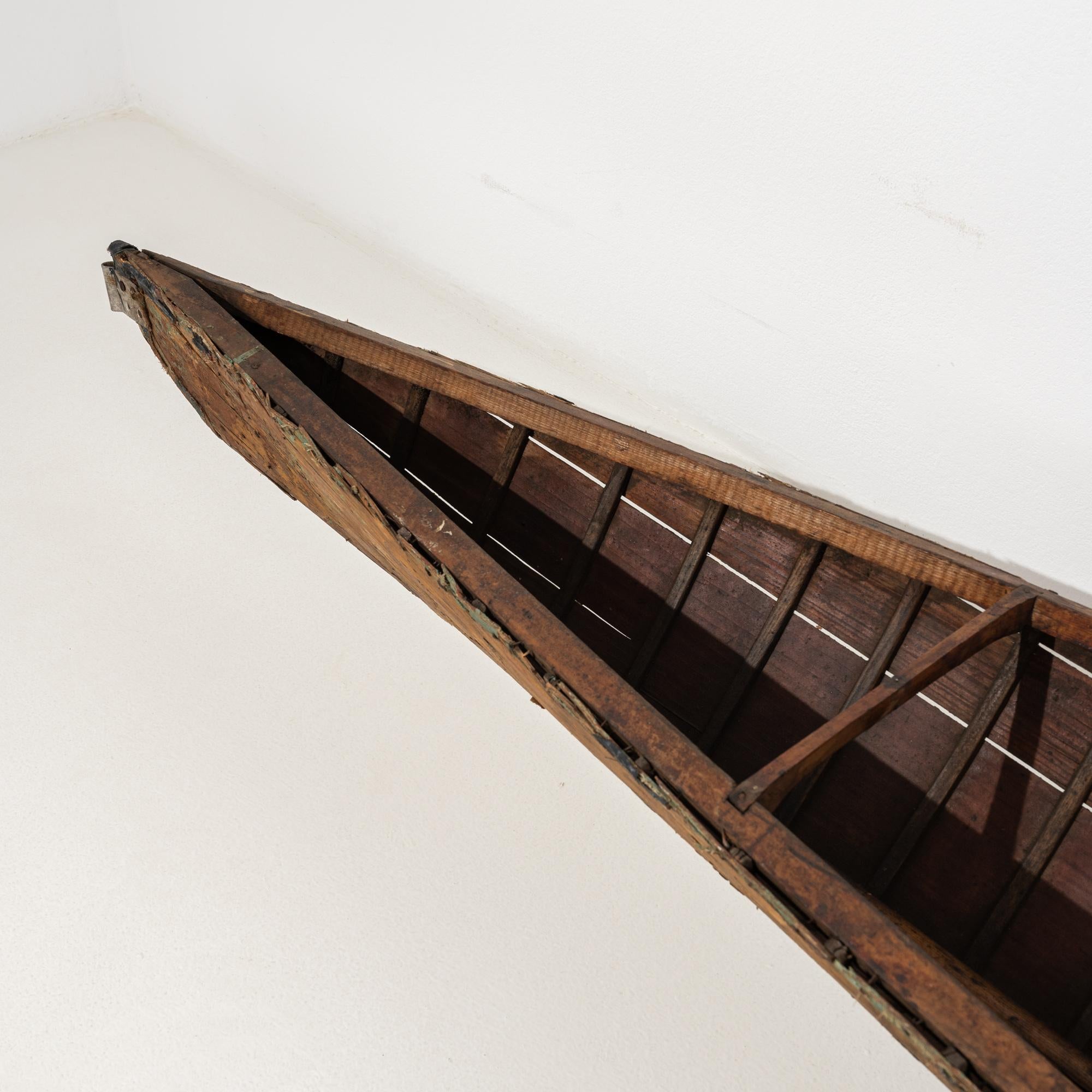 Early 20th Century, European Wooden Kayak 3