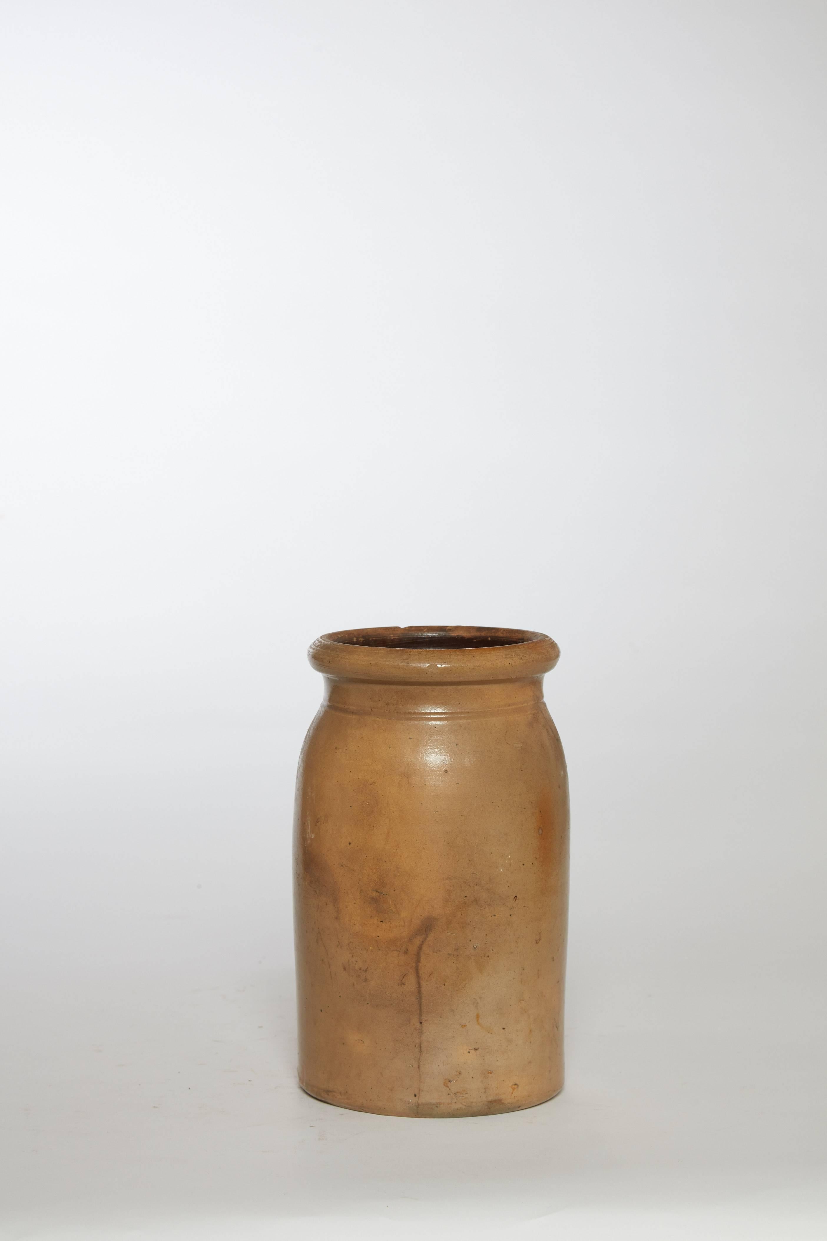 Clay Early 20th Century Extra Large American Canning Jar For Sale