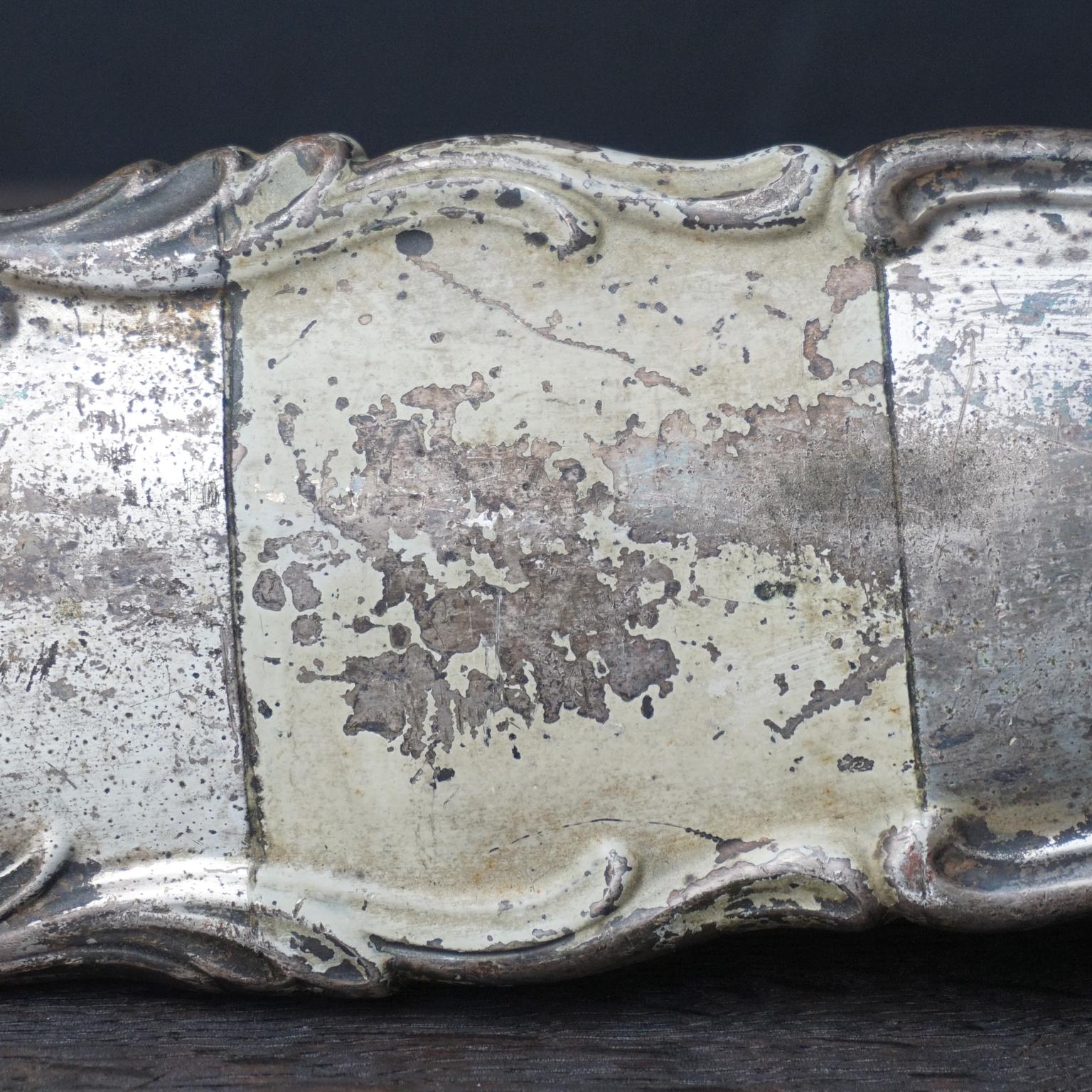 Early 20th Century Extra Large Belgium Plated Silver Advertising Spoon Sign For Sale 9