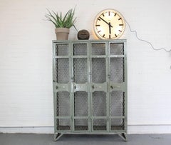 Early 20th Century Factory Lockers by Wall's Limited, circa 1900