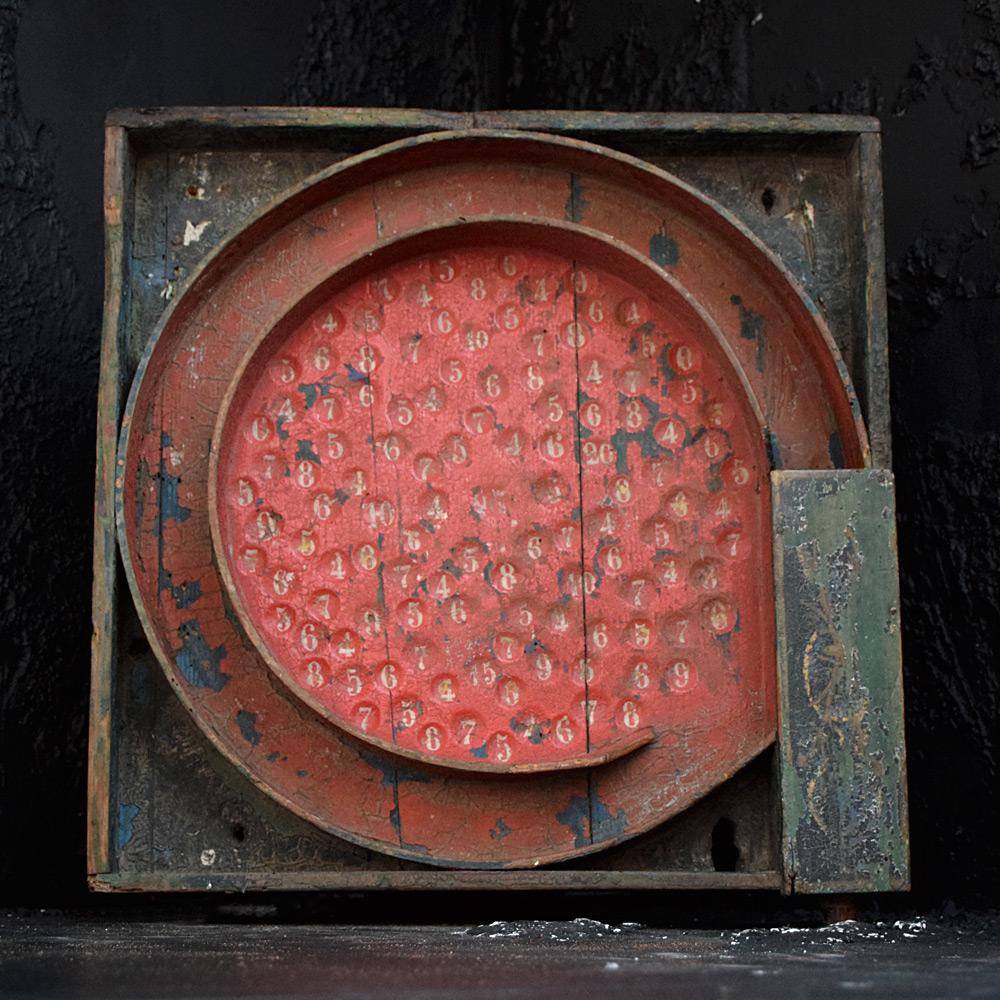 British Early 20th Century Fairground Roulette Game