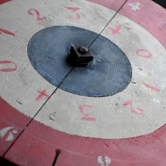Early 20th Century Fairground Roulette Wheel