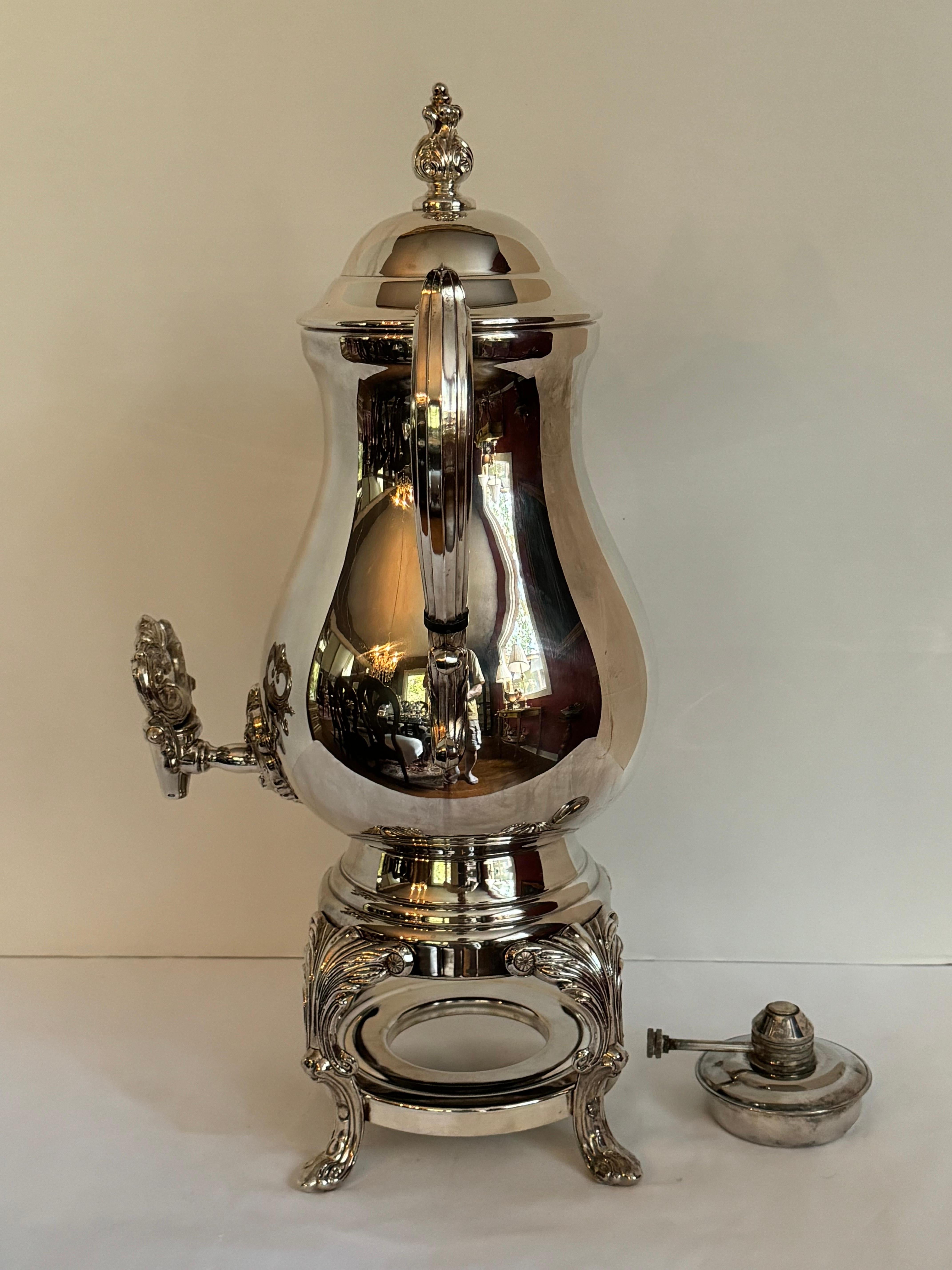 American Early 20th Century FB Roger silver company Silverplate Samovar, Coffee/tea Urn