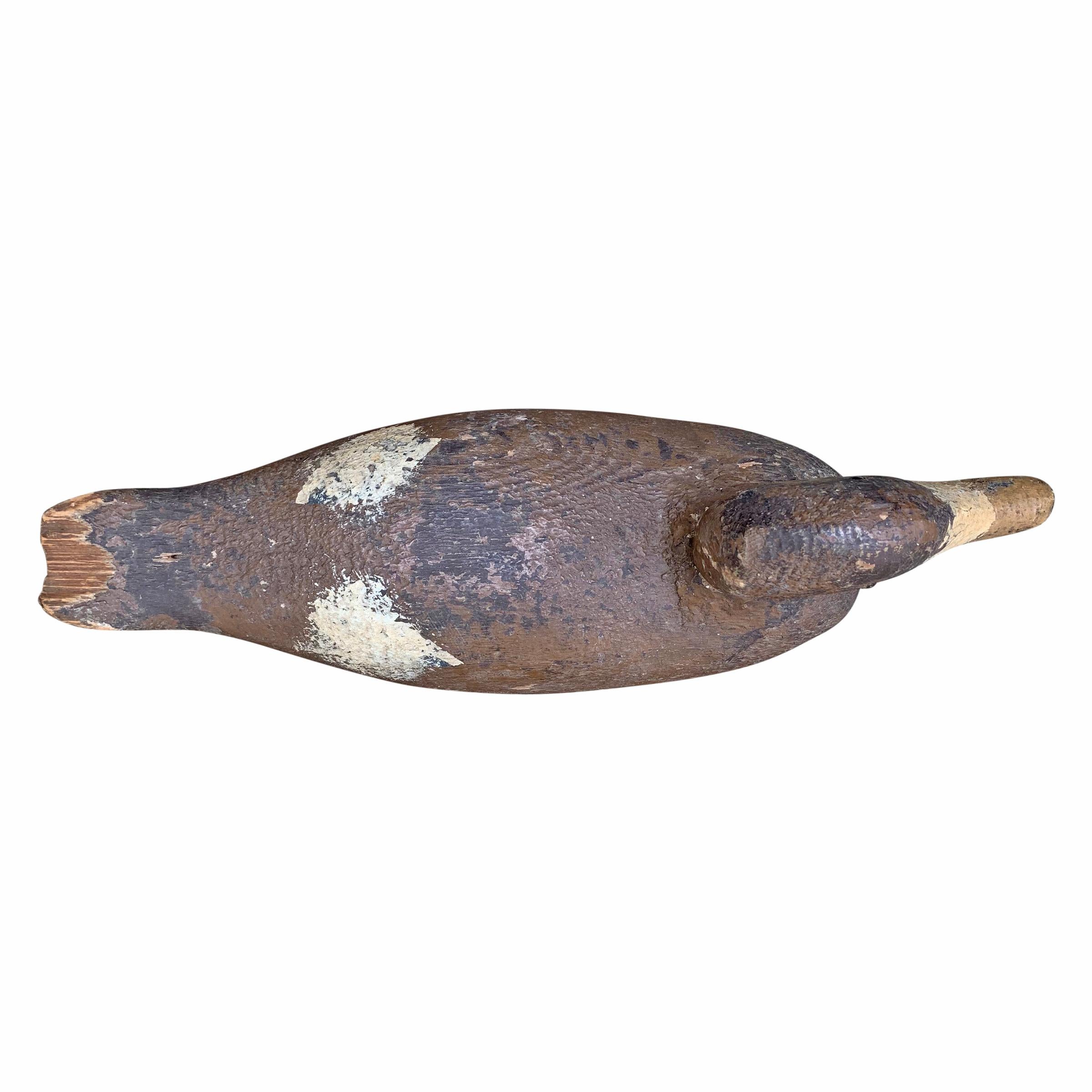 Early 20th Century Female Mallard Duck Decoy In Good Condition In Chicago, IL