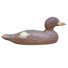 Antique Early 20th Century Female Mallard Duck Decoy