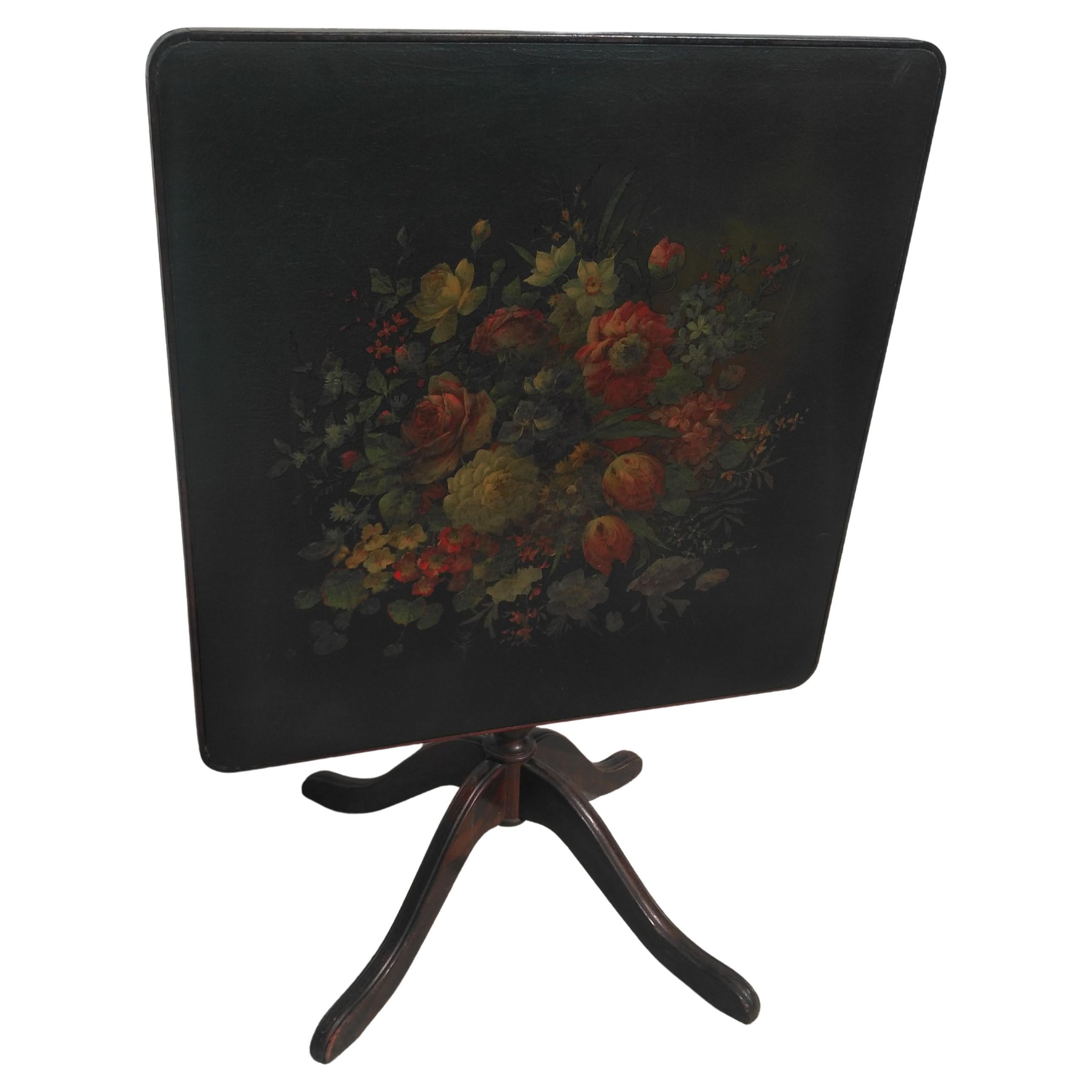 Early 20th Century Ferguson Pedestal Base Tilt Top Table