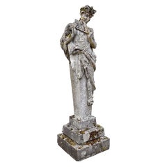 Vintage Early 20th Century Figure of Pan Statue, The Bromsgrove Guild, 1908