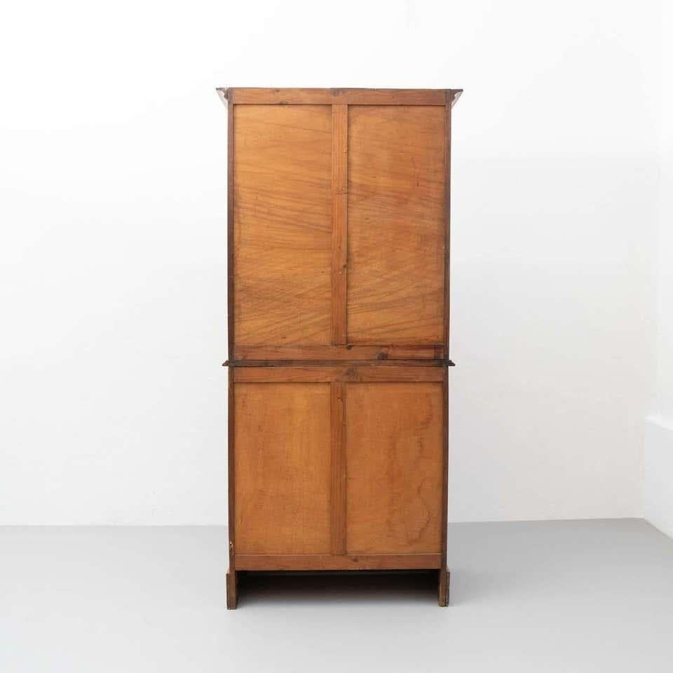 Early 20th Century Filing Cabinet with Two Louvers Doors For Sale 7