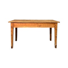 Early 20th-Century Fir Wood Farm Table