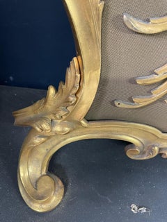 Early 20th Century Fire Screen in the Rococo Style