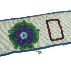 Early 20th Century First Nations Cree Reservation Bead Work Belt