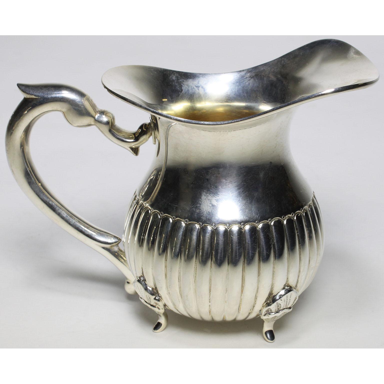 Early 20th Century Five-Piece Louis XV Style Sterling Silver Tea and Coffee Set For Sale 12