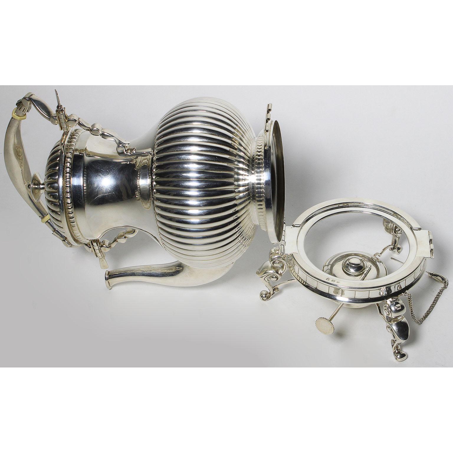 Early 20th Century Five-Piece Louis XV Style Sterling Silver Tea and Coffee Set For Sale 3
