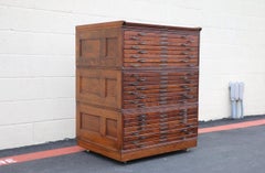 Early 20th Century Flat File Cabinet
