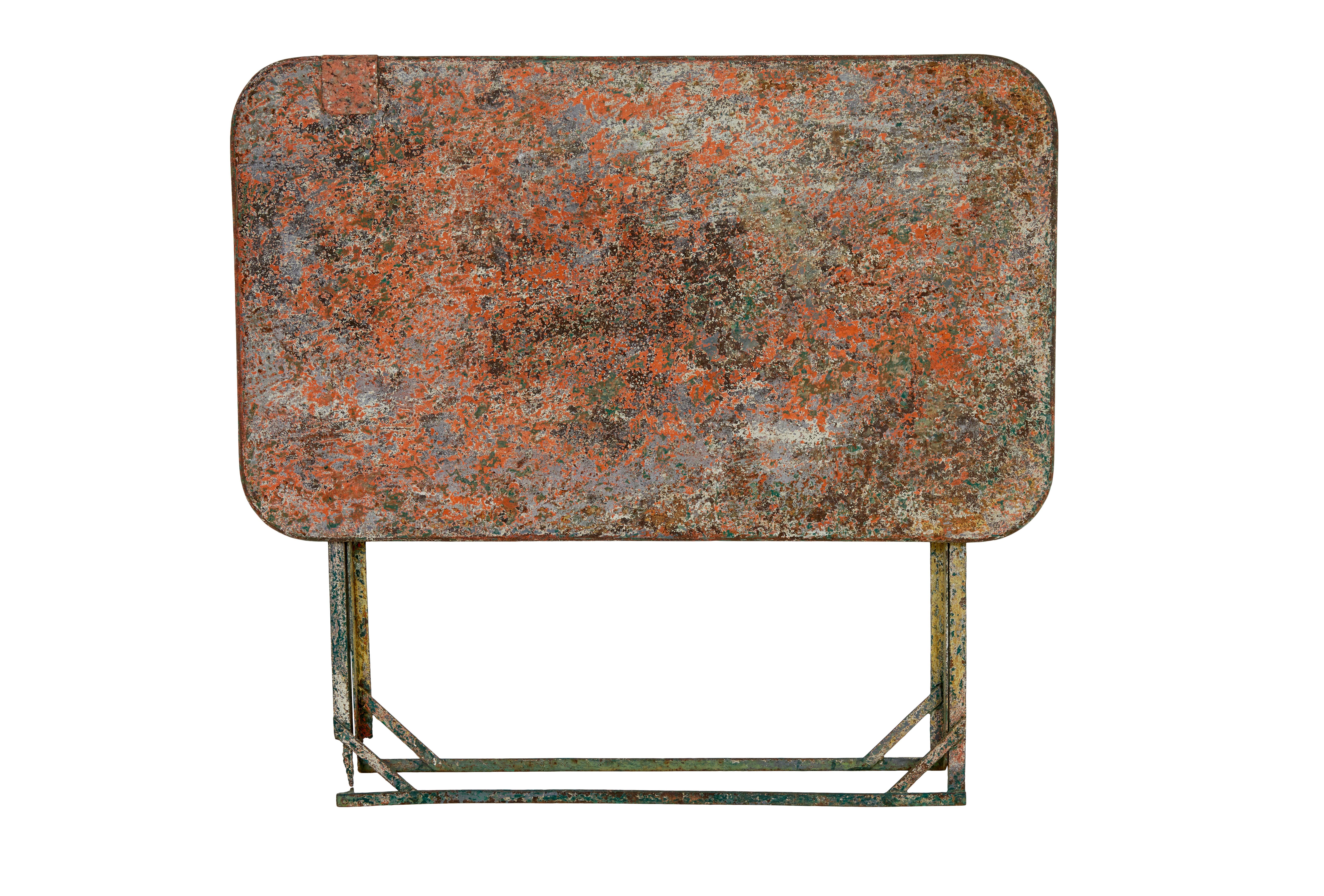 Industrial Early 20th century folding garden table