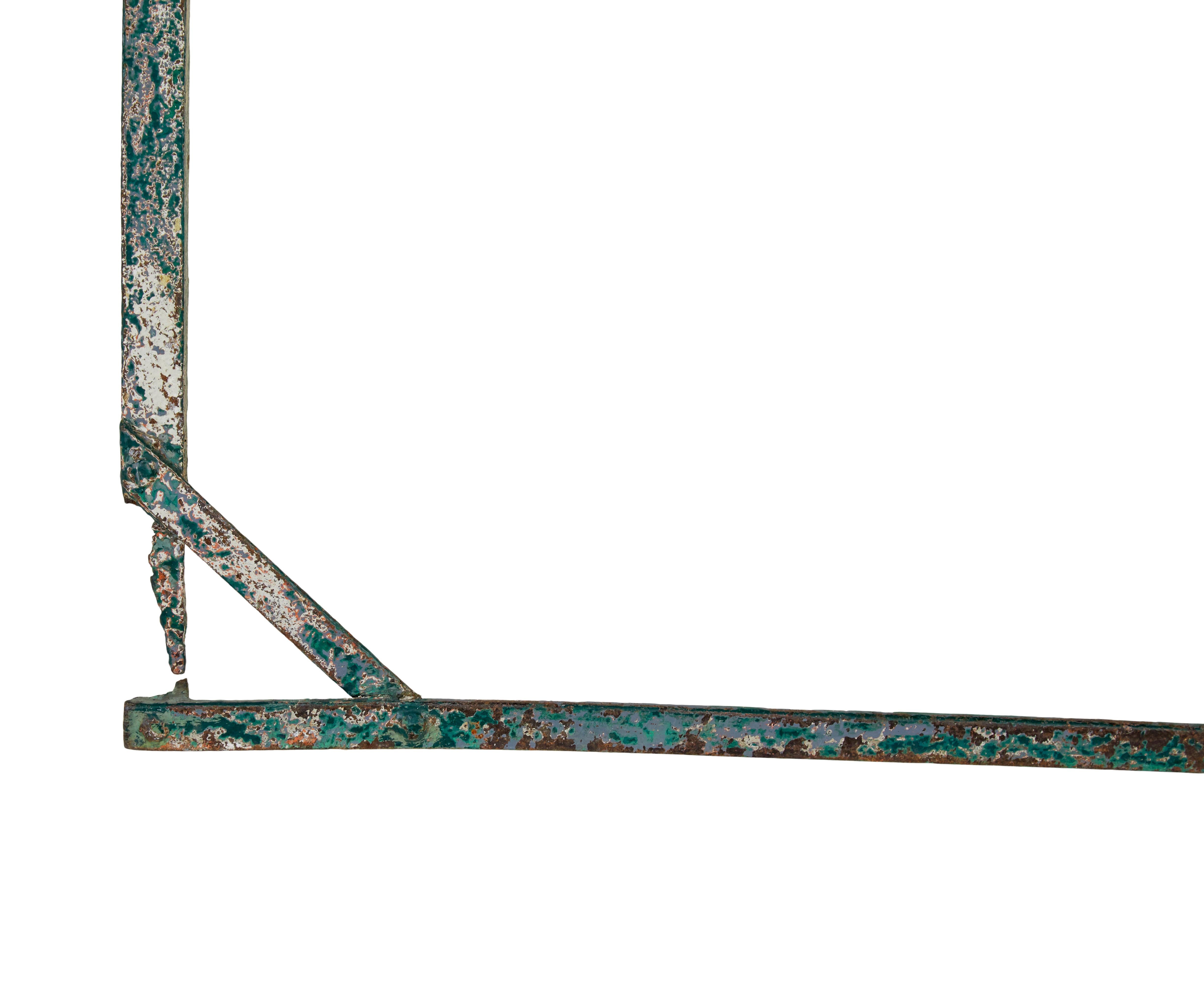 Early 20th century folding garden table In Good Condition In Debenham, Suffolk