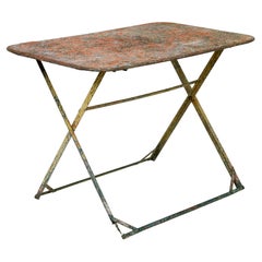 Antique Early 20th century folding garden table