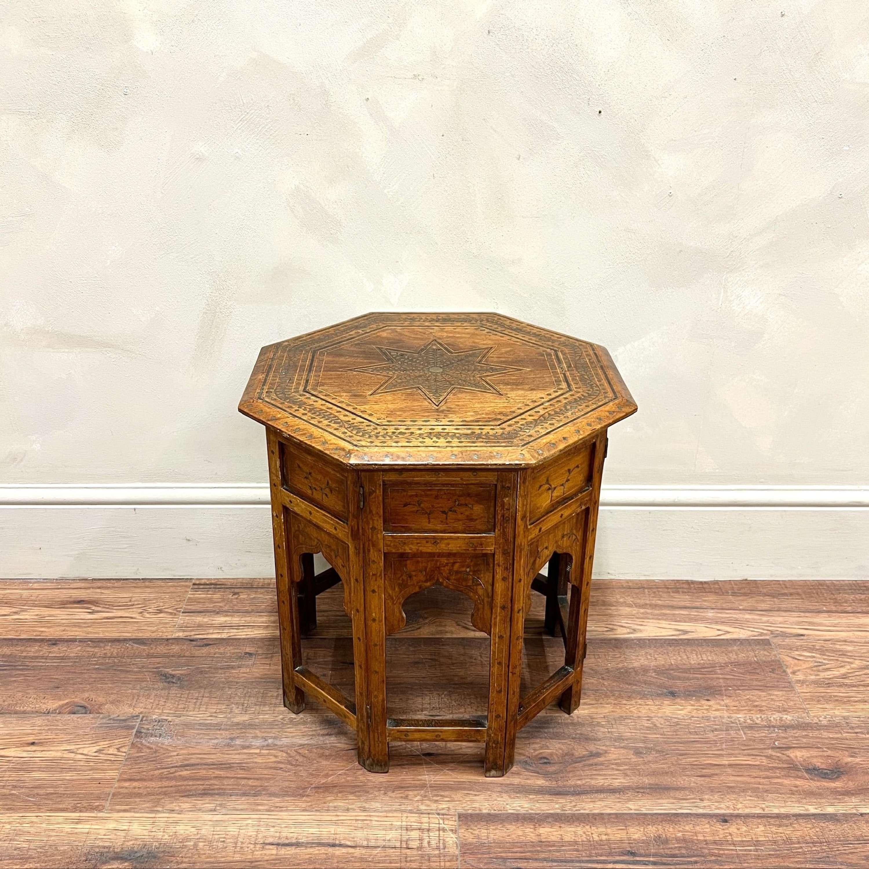 Early 20th Century Folding Hoshiarpur Table 4