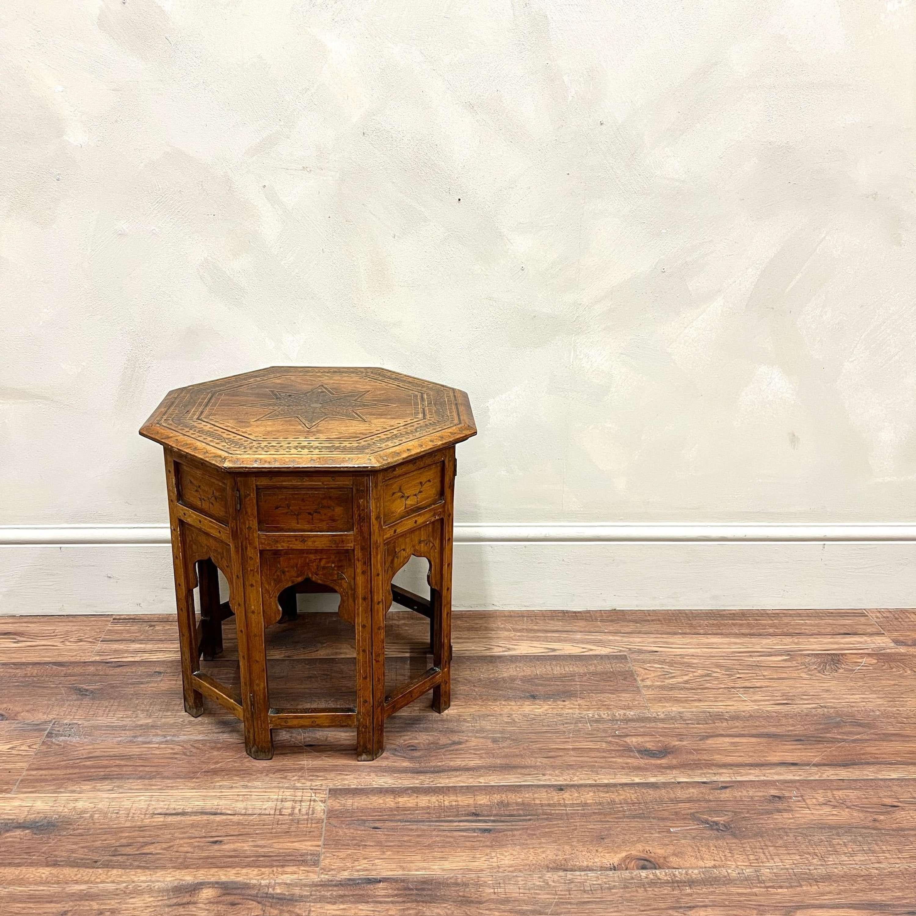 Early 20th Century Folding Hoshiarpur Table 5