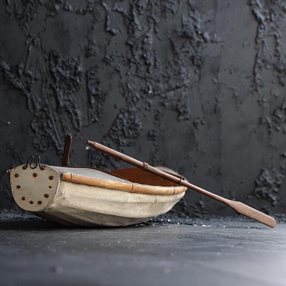 Early 20th Century Folk Art Boat Model Collection For Sale 4