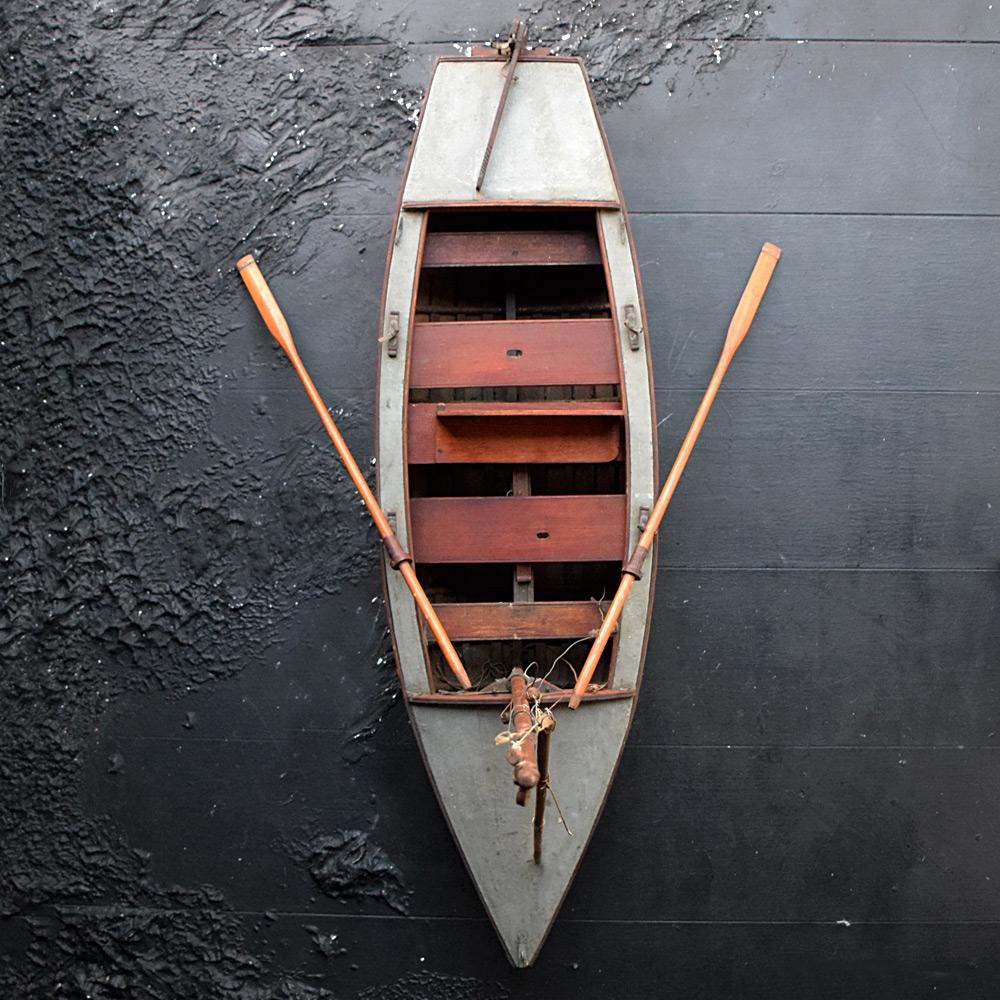 Fait main Collection de maquettes de bateaux d'art populaire du début du 20e siècle en vente