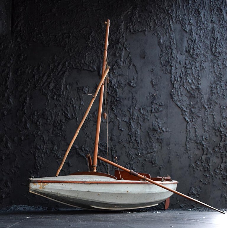 Early 20th Century Folk Art Boat Model Collection For Sale 1