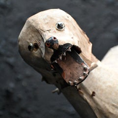 Early 20th Century Folk art English Articulated Toy Dog Form