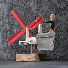 Early 20th Century Folk Art English Whirligig/Weathervane Figure