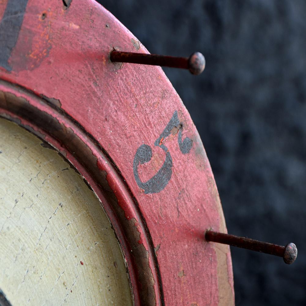 Early 20th Century Folk Art Fairground Roulette Wheels 3