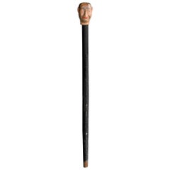 Anfang des 20. Jahrhunderts Folk Art Gentleman's Walking Cane