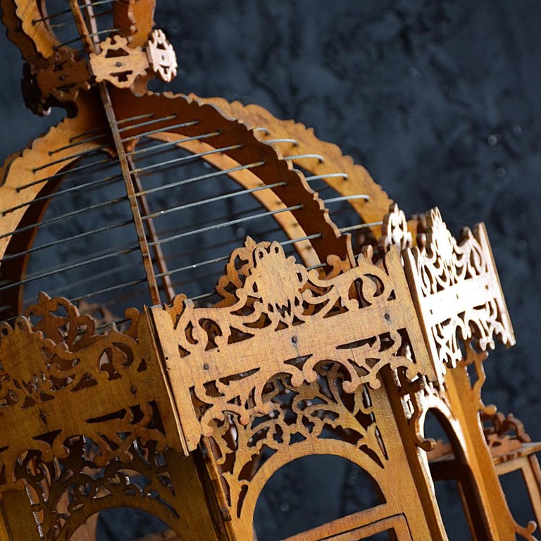 Picture of Early 20th Century, Folk Art Handmade Bird Cage For Sale at 1stDibs