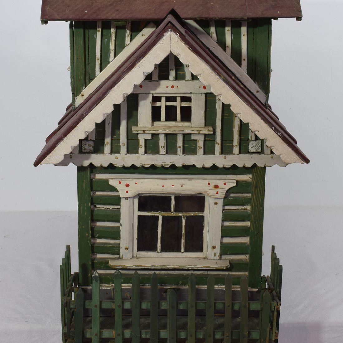 Early 20th Century Folk Art Middle European Model of a House 4