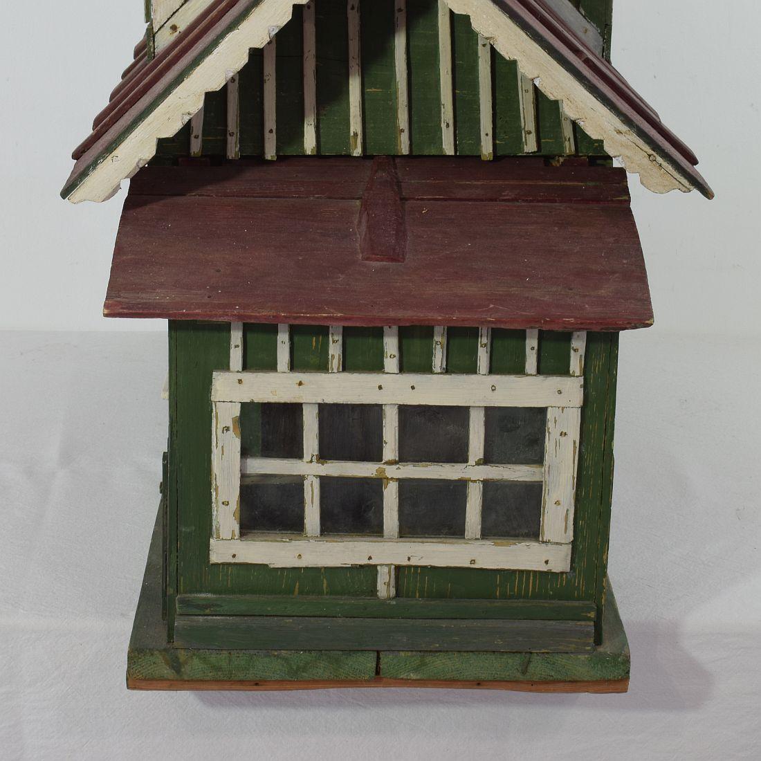 Early 20th Century Folk Art Middle European Model of a House 6
