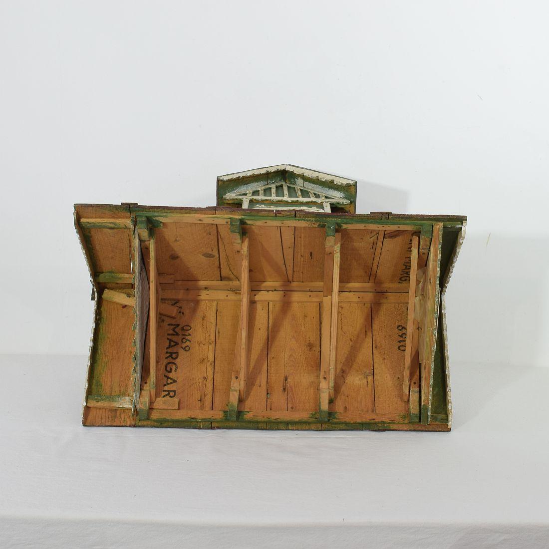 Early 20th Century Folk Art Middle European Model of a House 14