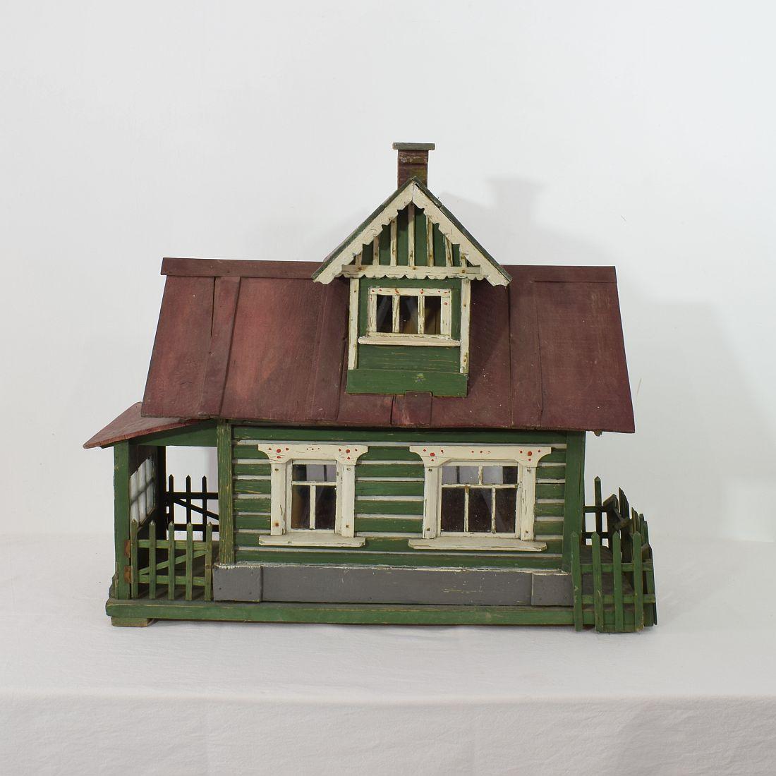 Early 20th Century Folk Art Middle European Model of a House 1