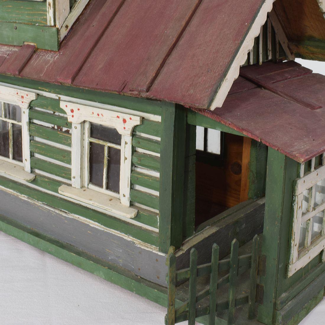 Early 20th Century Folk Art Middle European Model of a House 3