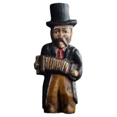 Early 20th Century Folk Art Musician Figure