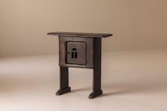 Early 20th century Folk art rustic cabinet / side table from France