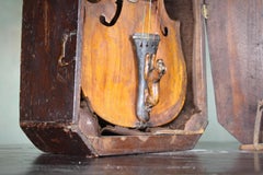 Early 20th Century Folk Art Carved Violin, Lock Miller Estate