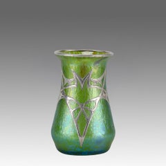 Early 20th Century "Silver Secessionist Vase" by Johann Loetz