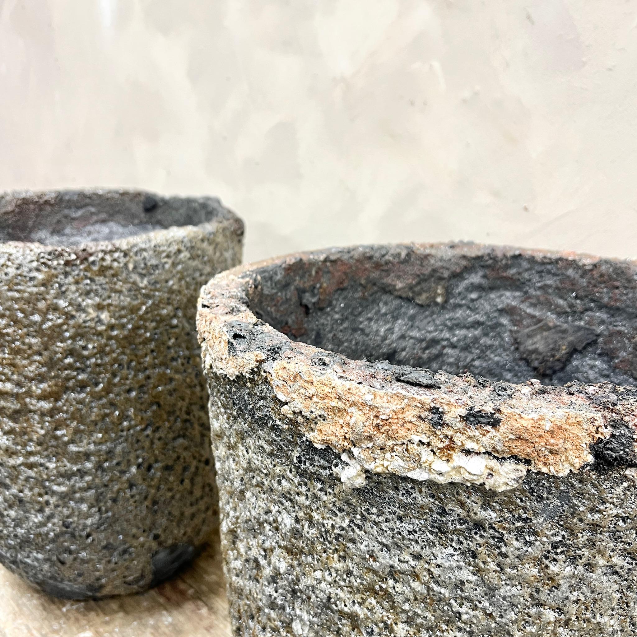 Hand-Crafted Early 20th Century Foundry Pots Crucibles