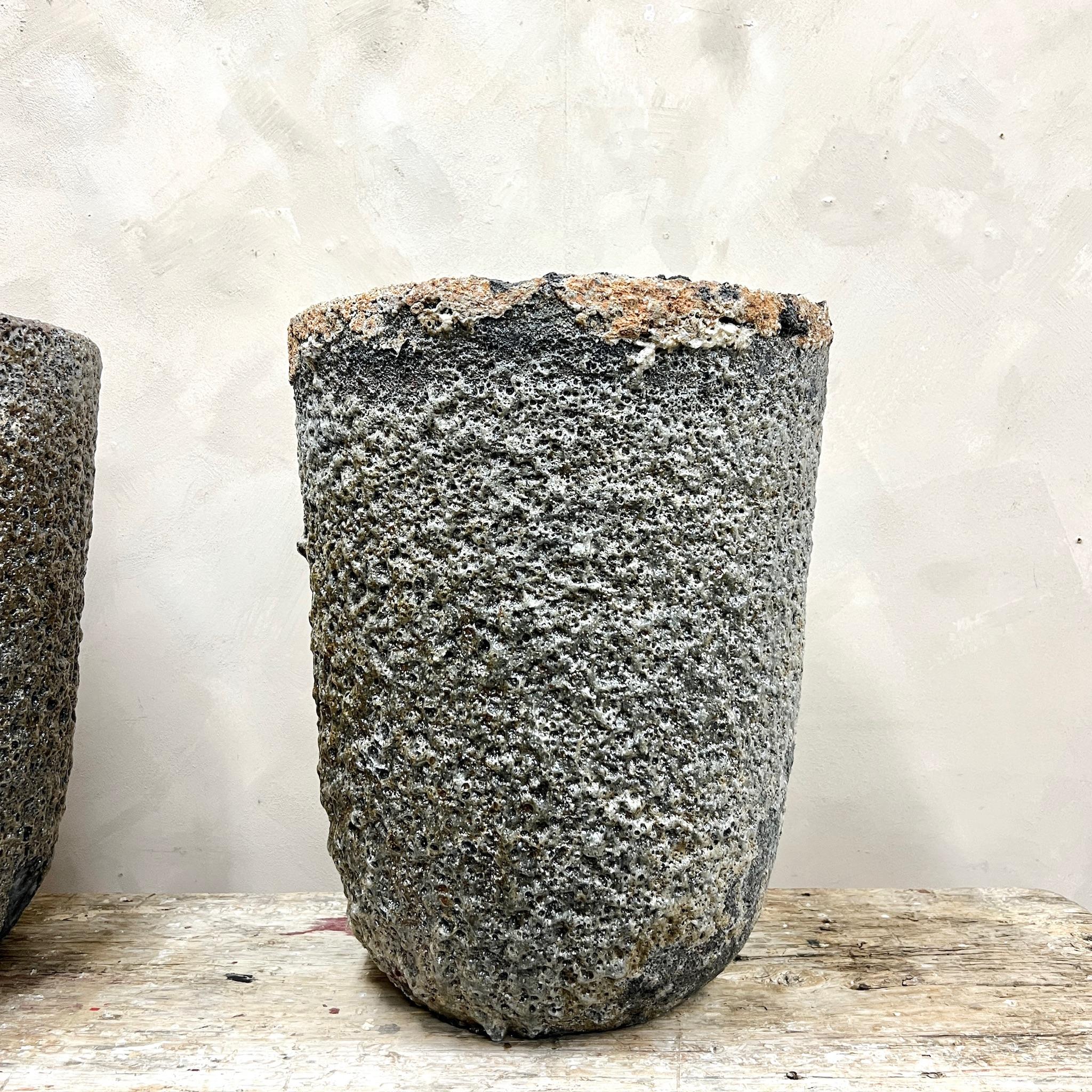 Lava Early 20th Century Foundry Pots Crucibles