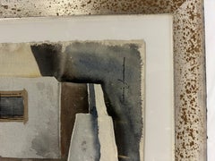 Early 20th Century Framed Architectural Painting