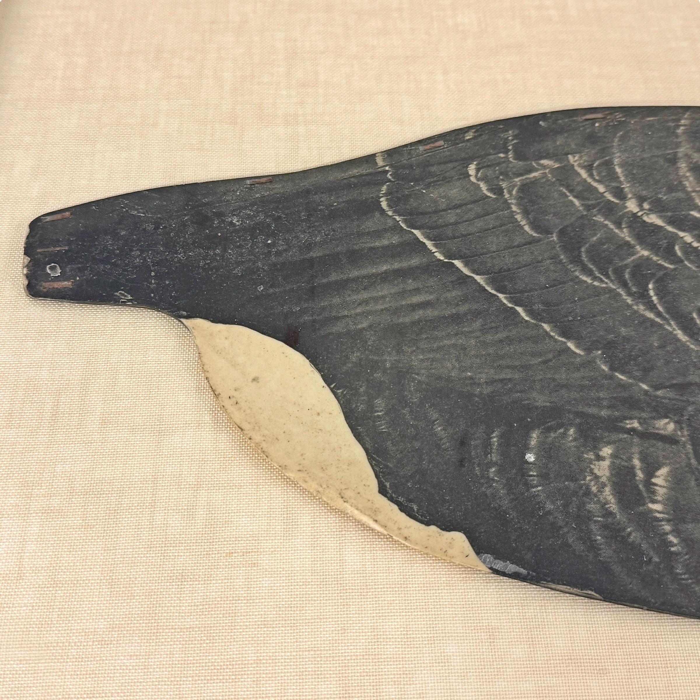 Early 20th Century Framed Canada Goose Decoy 1