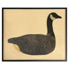 Early 20th Century Framed Canada Goose Decoy