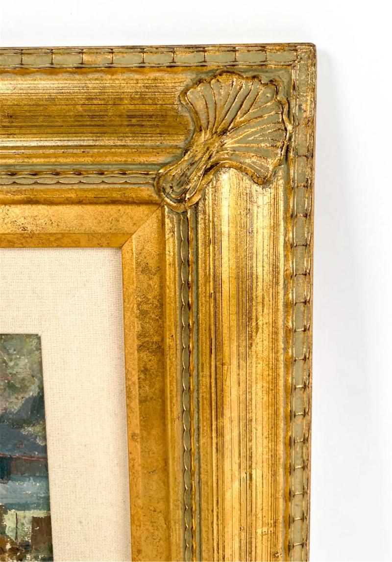 Early 20th Century Framed Painting on Board 