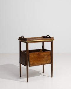 Early 20th Century France Rich Mahogany Mahogany Washstand With Mirror